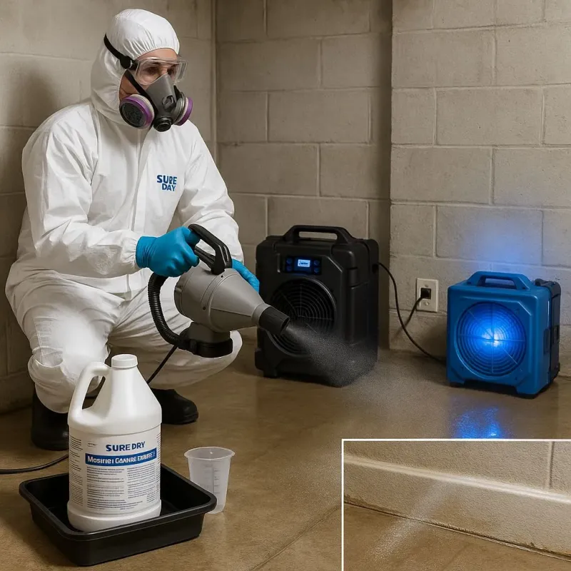 Sanitization and Odor Removal process in Evergreen, CO